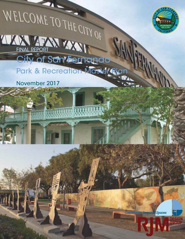 Park and Rec Master Plan Final Report Cover