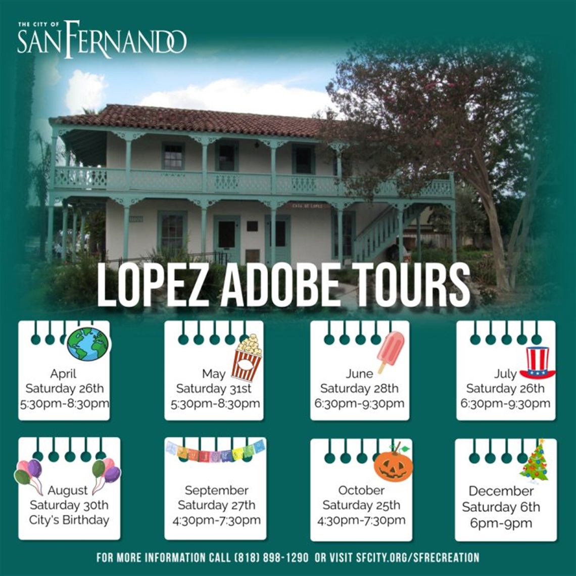 Lopez adobe tours flyer