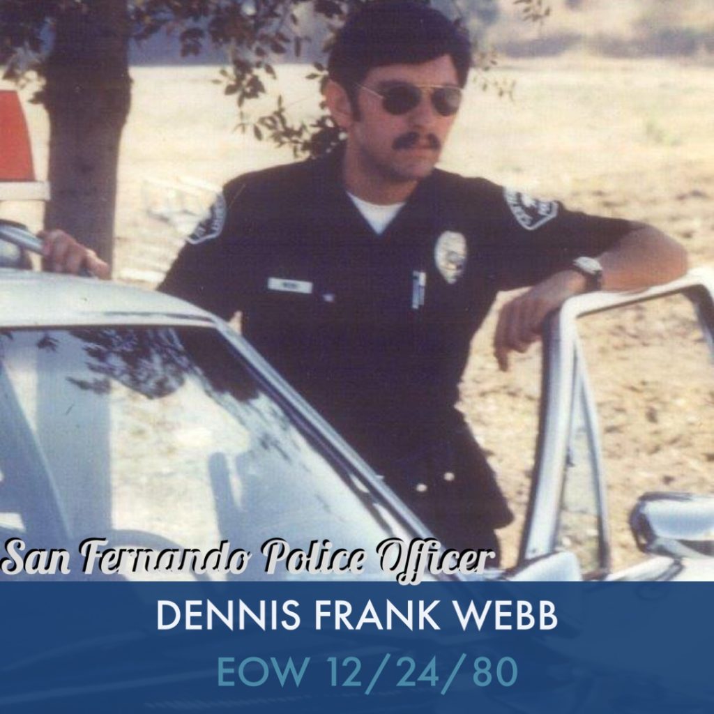 Dennis Frank Webb, EOW: 12/24/1980