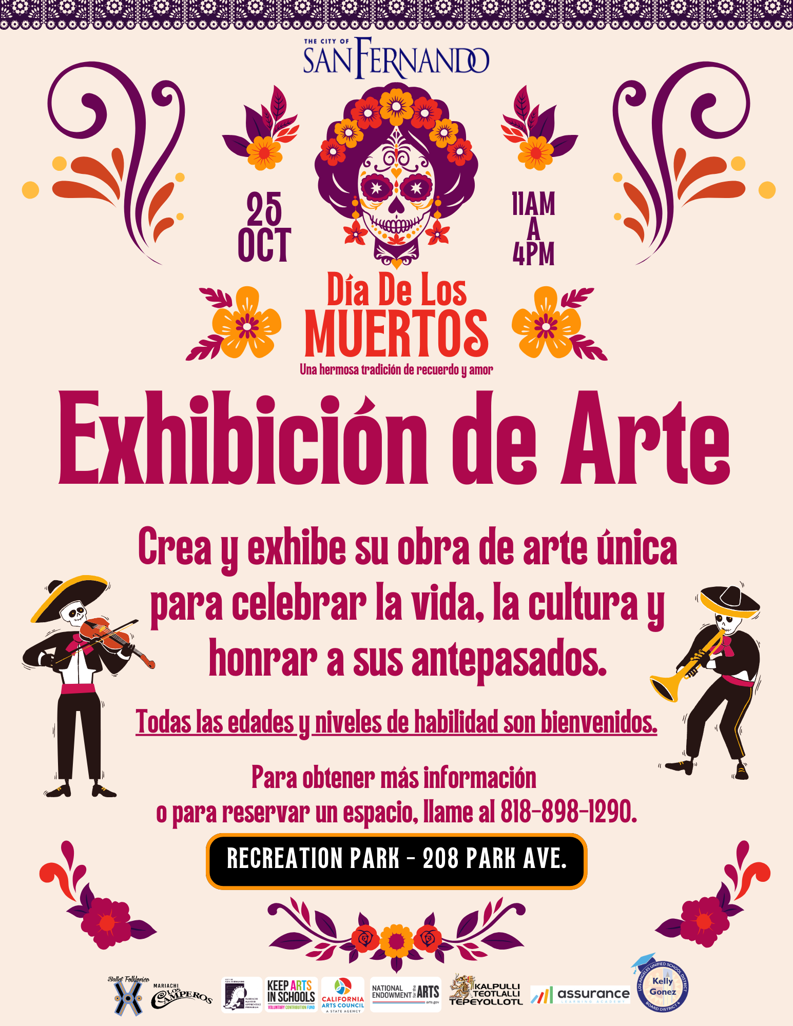 Detalles de la exhibición de arte