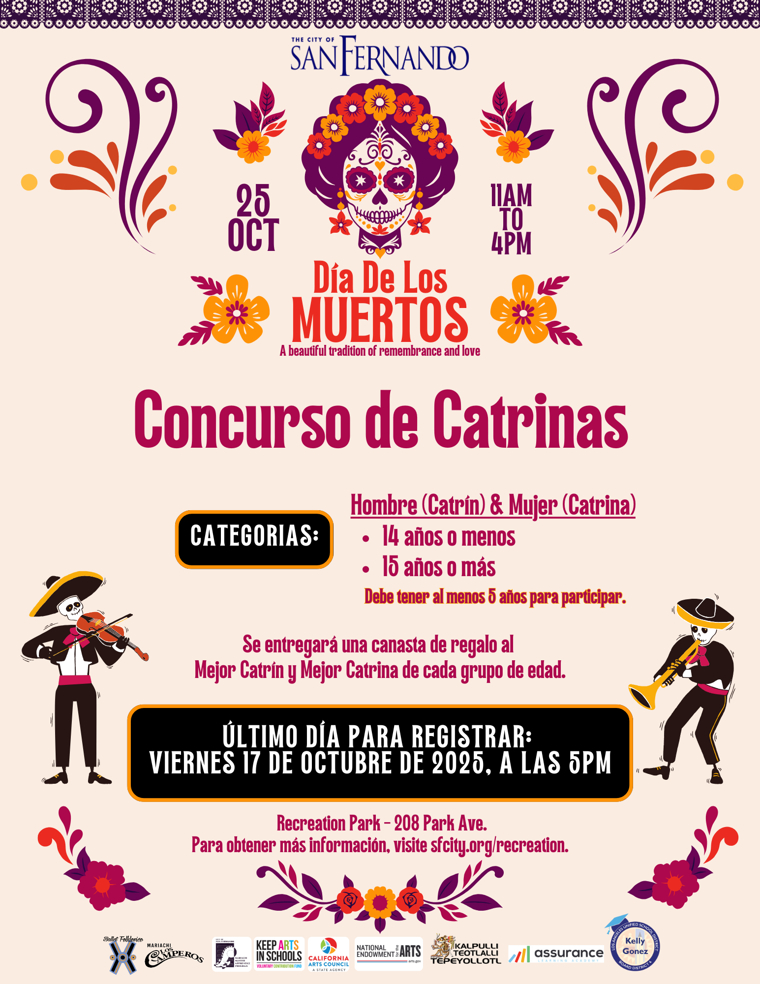 Detalles el concurso de Catrinas