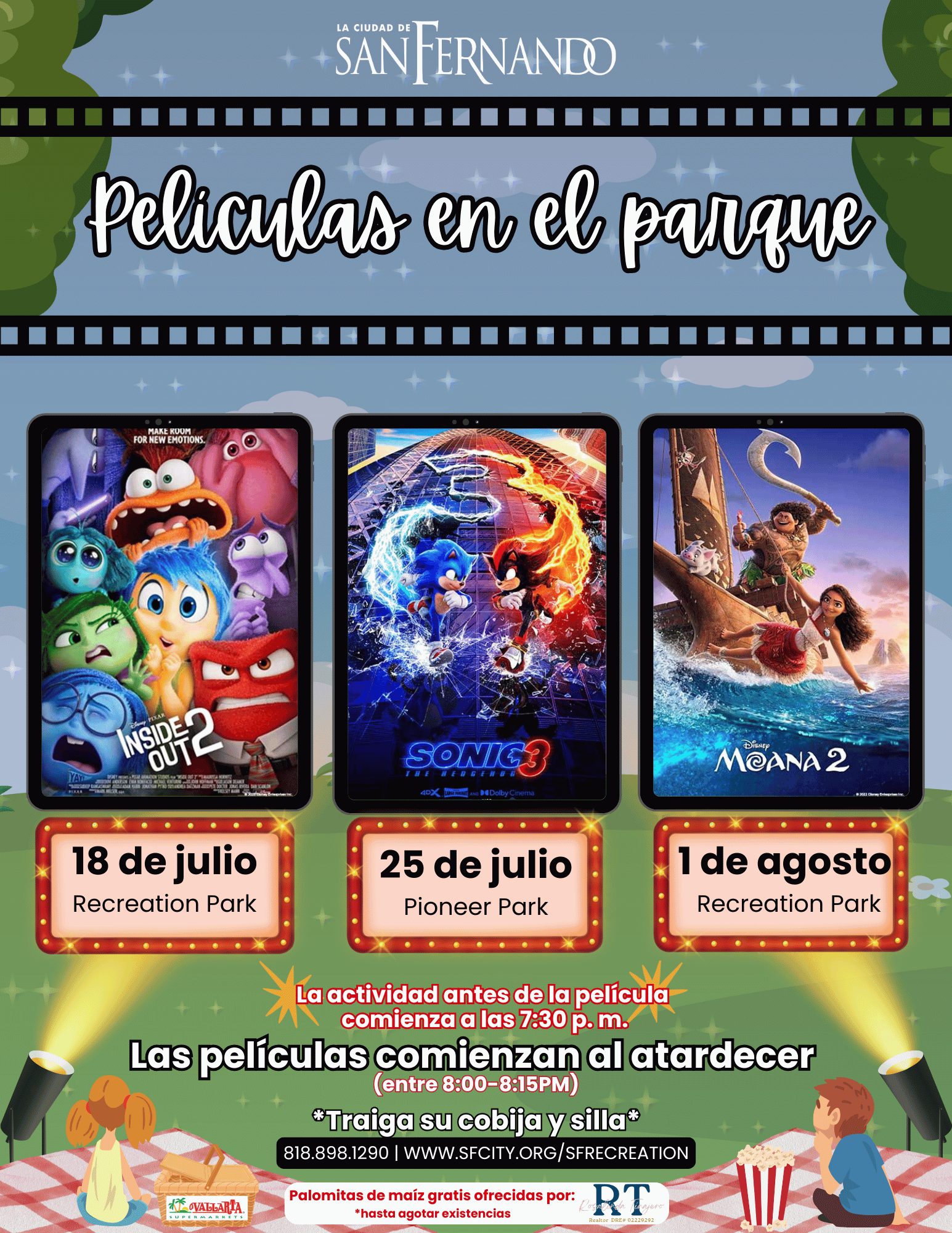 Volante de las películas