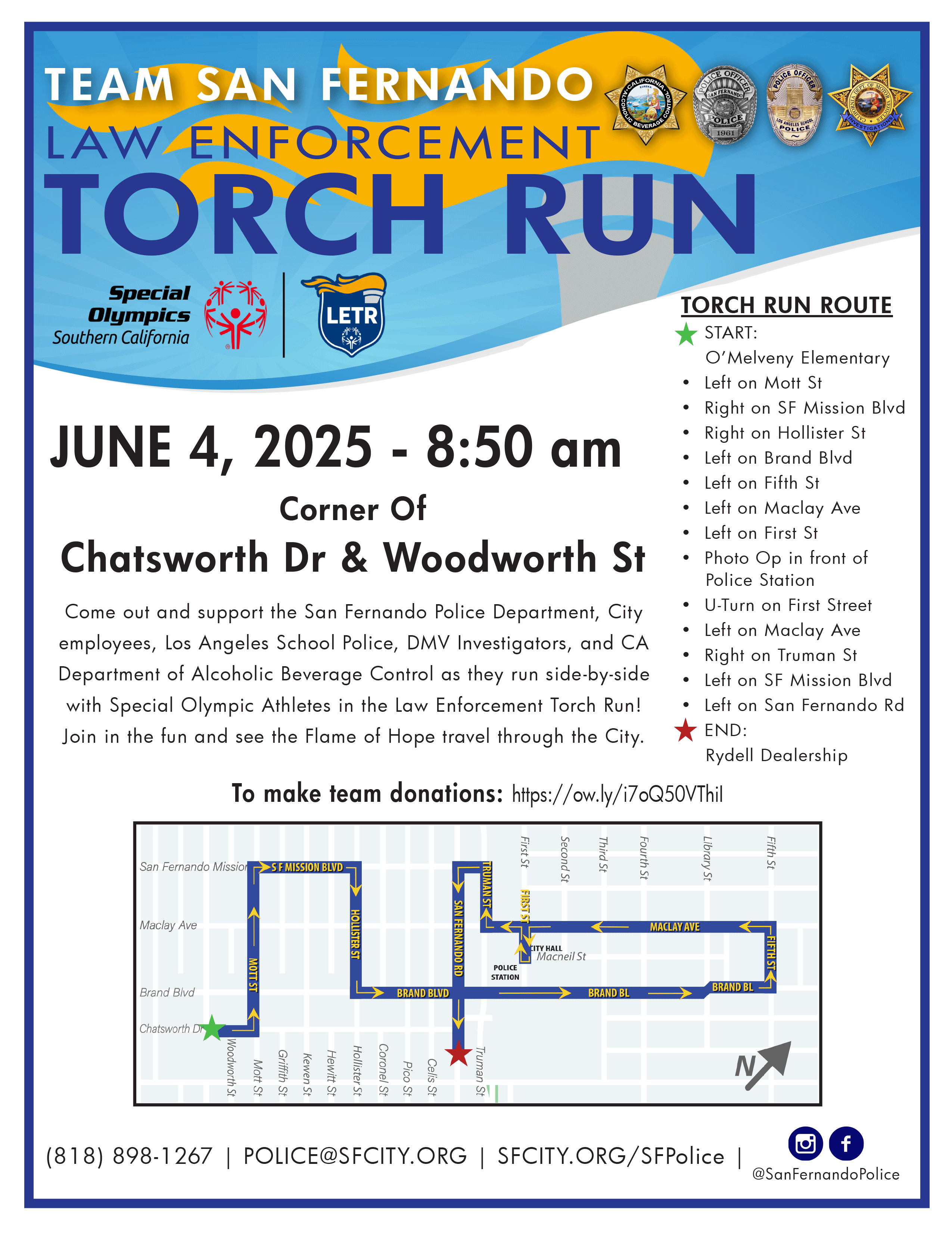 Torch Run Flyer