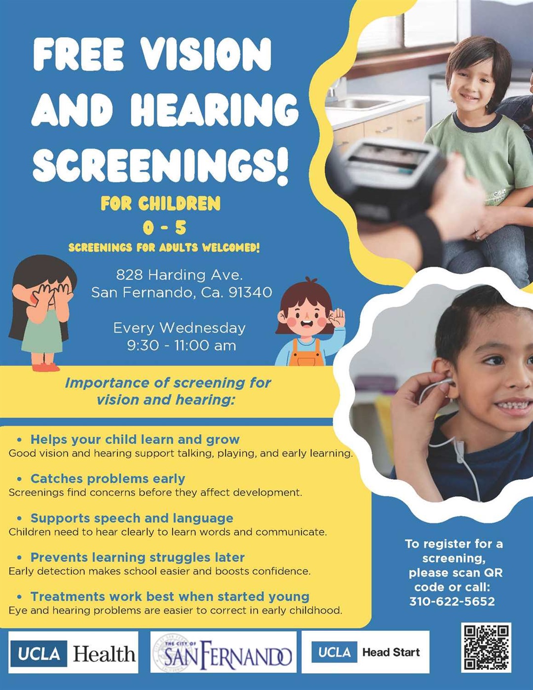 Community Vision Screening Free Vision and Hearing Screenings for Children | The City of San ...