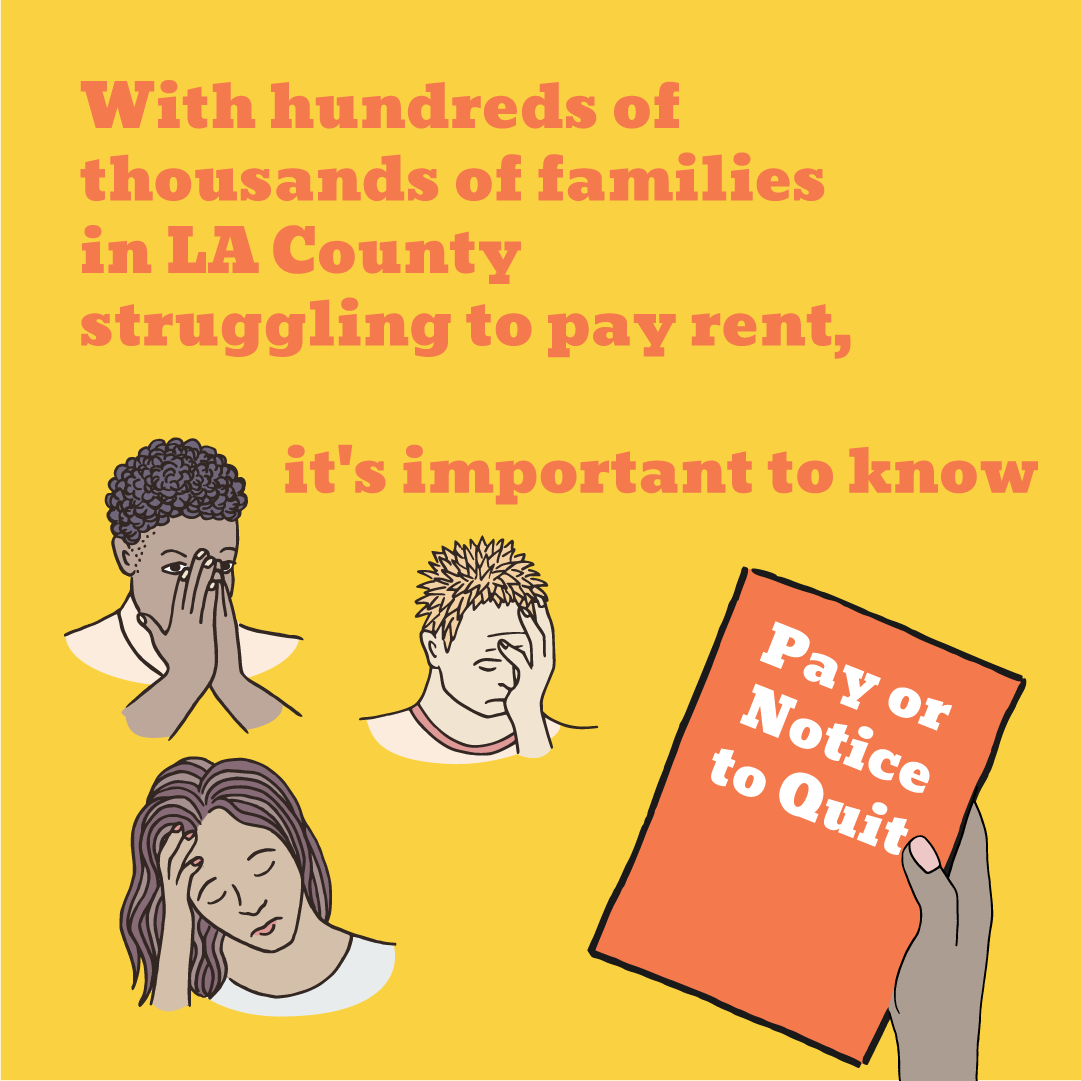 With hundreds of thousands of families in LA County struggling to pay rent, it's important to know